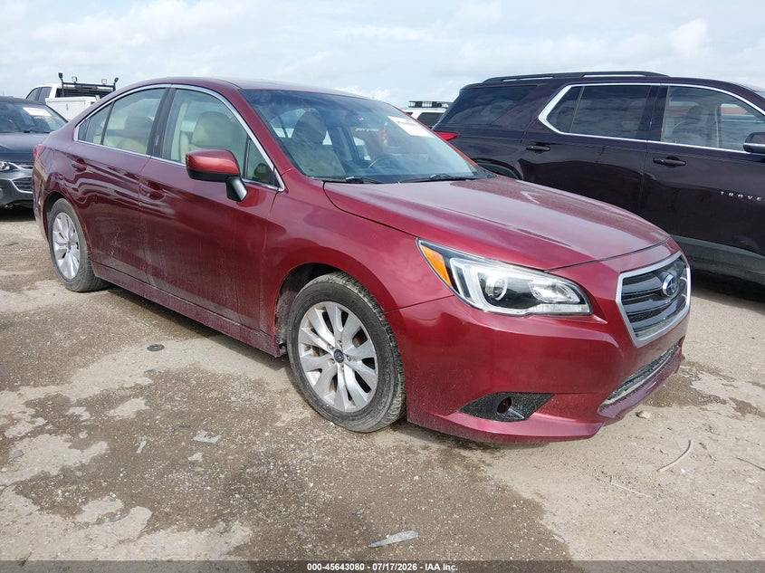 2016 Subaru LEGACY VIN 4S3BNBC65G3061455 IAAI salvage auction — FRONT & REAR, Certificate Of Title (Nebraska), sold $800 on 2026-08-24 (photo 1)