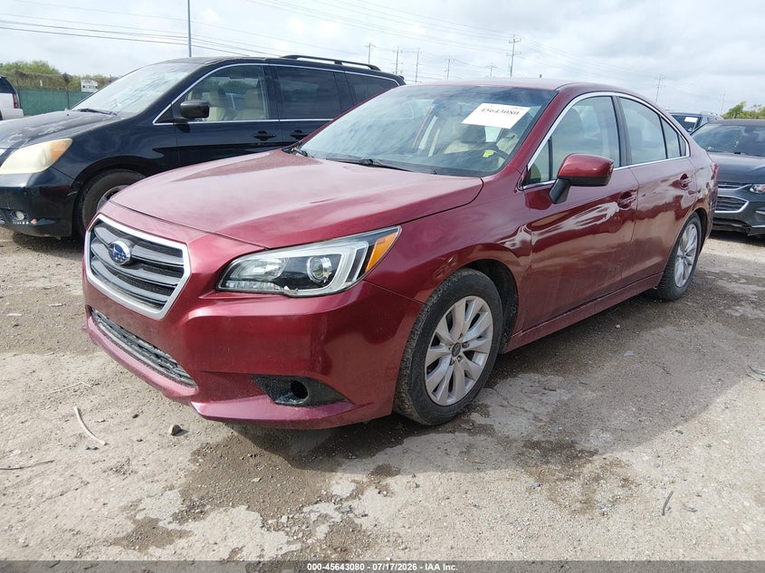 2016 Subaru LEGACY VIN 4S3BNBC65G3061455 IAAI salvage auction — FRONT & REAR, Certificate Of Title (Nebraska), sold $800 on 2026-08-24 (photo 2)