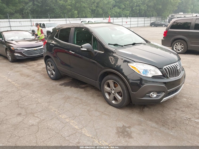 2014 Buick Encore VIN KL4CJCSB4EB758665 IAAI salvage auction — NORMAL WEAR, Clear (Michigan), sold $950 on 2026-08-01 (photo 1)
