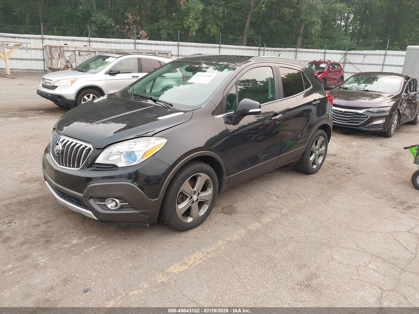 2014 Buick Encore VIN KL4CJCSB4EB758665 IAAI salvage auction — NORMAL WEAR, Clear (Michigan), sold $950 on 2026-08-01 (photo 2)