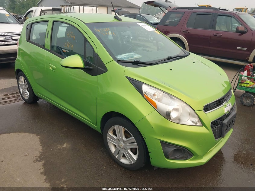 2014 Chevrolet Spark VIN KL8CD6S99EC480599 IAAI salvage auction — HAIL, Salvage Title, sold $625 on 2026-08-01 (photo 1)