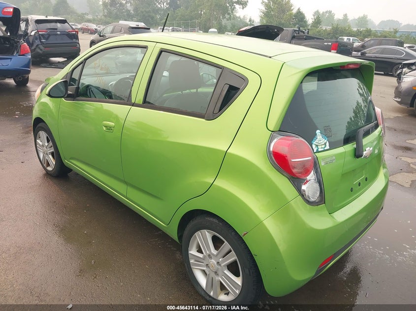 2014 Chevrolet Spark VIN KL8CD6S99EC480599 IAAI salvage auction — HAIL, Salvage Title, sold $625 on 2026-08-01 (photo 3)