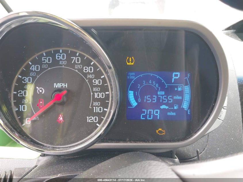 2014 Chevrolet Spark VIN KL8CD6S99EC480599 IAAI salvage auction — HAIL, Salvage Title, sold $625 on 2026-08-01 (photo 7)
