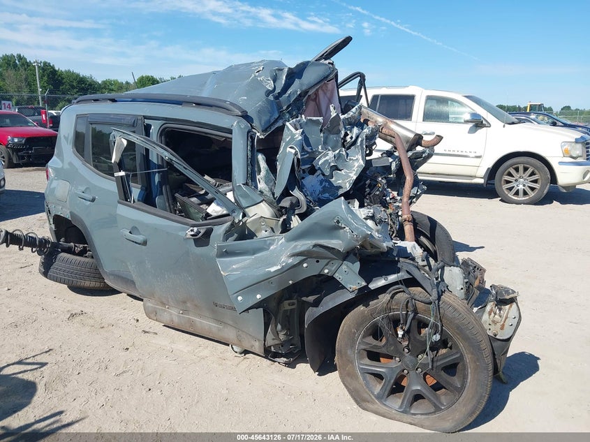 2018 Jeep Renegade VIN ZACCJBBB6JPH02159 IAAI salvage auction — ROLLOVER, Wait Title, sold $400 on 2026-08-13 (photo 1)