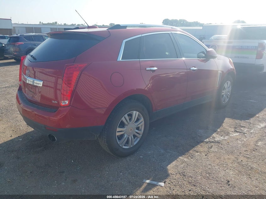 2015 Cadillac Srx VIN 3GYFNBE38FS632136 IAAI salvage auction — REAR END, Salvage Title, sold $2,100 on 2026-09-10 (photo 4)