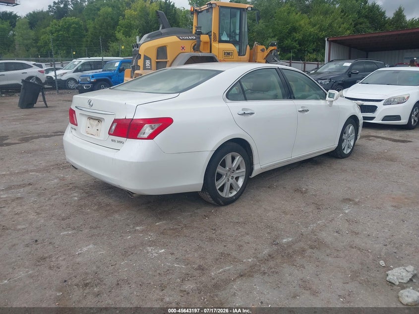 2008 Lexus Es 350 VIN JTHBJ46G982235691 IAAI salvage auction — NORMAL WEAR, Clear (Oklahoma), sold $275 on 2026-07-29 (photo 4)