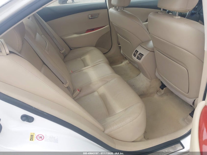 2008 Lexus Es 350 VIN JTHBJ46G982235691 IAAI salvage auction — NORMAL WEAR, Clear (Oklahoma), sold $275 on 2026-07-29 (photo 8)