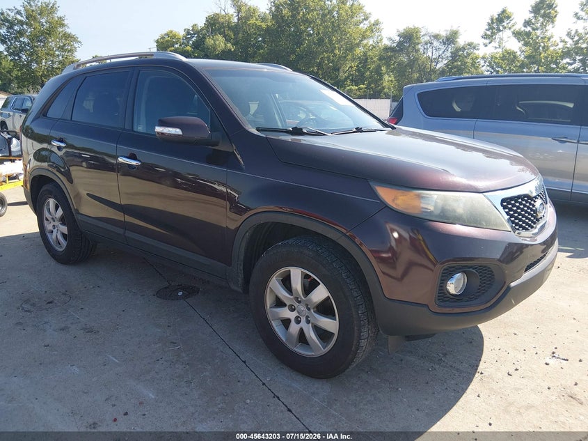 2012 Kia Sorento VIN 5XYKT3A67CG231335 IAAI salvage auction — NORMAL WEAR, Clear (Illinois), sold $50 on 2026-07-28 (photo 1)