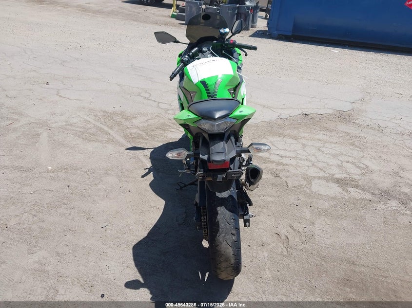 2014 Kawasaki Ninja VIN JKAEX8B10EA007564 IAAI salvage auction — ALL OVER, Salvage (California), sold $225 on 2026-07-29 (photo 6)