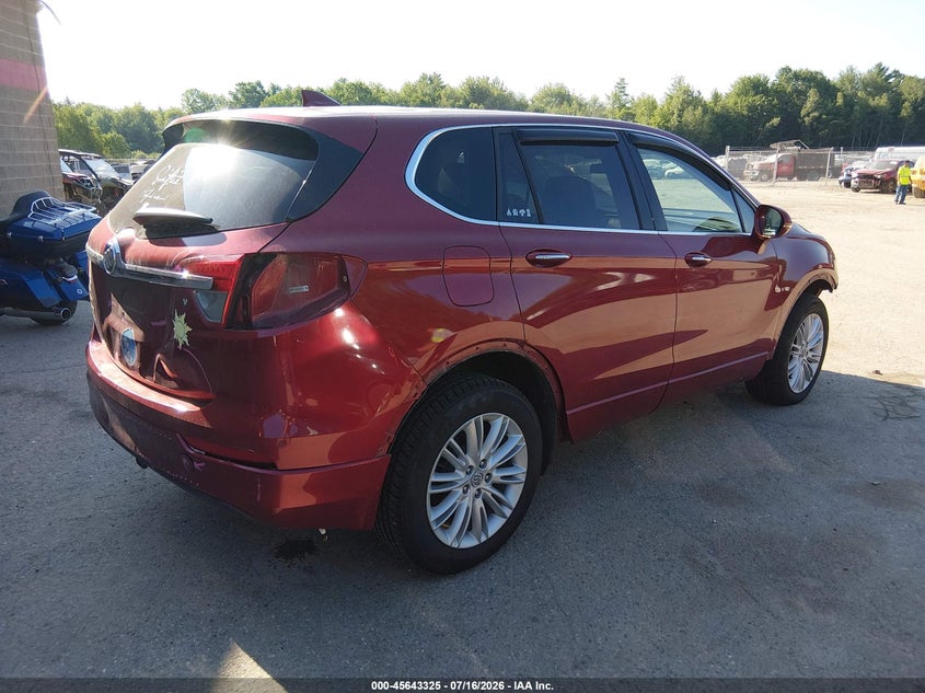 2018 Buick Envision VIN LRBFXBSA6JD055052 IAAI salvage auction — FRONT END, Salvage Title, sold $975 on 2026-09-22 (photo 4)
