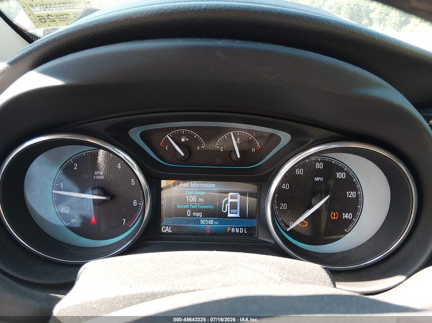 2018 Buick Envision VIN LRBFXBSA6JD055052 IAAI salvage auction — FRONT END, Salvage Title, sold $975 on 2026-09-22 (photo 7)