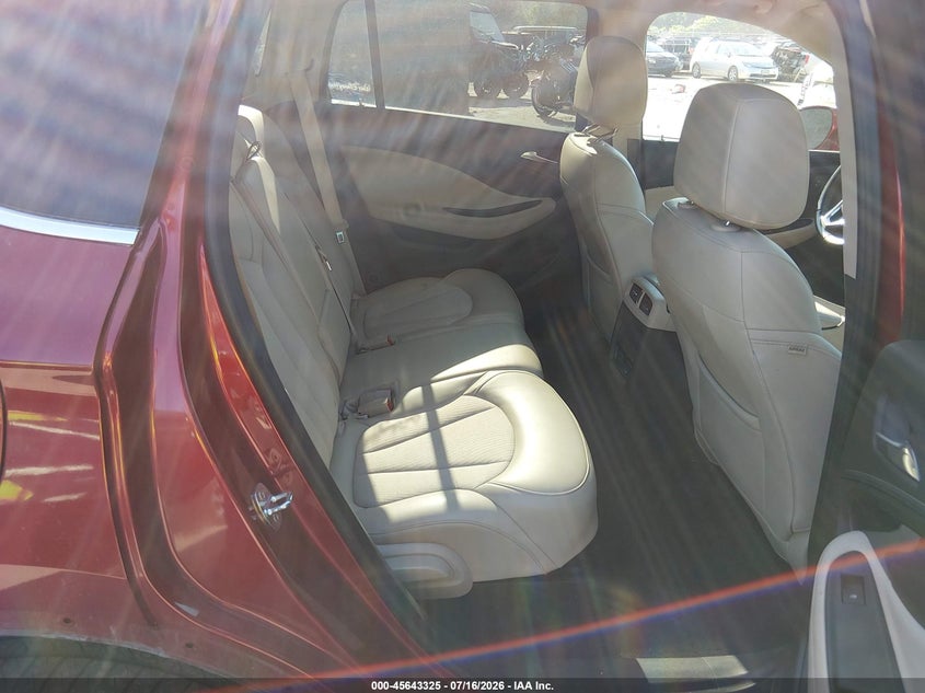 2018 Buick Envision VIN LRBFXBSA6JD055052 IAAI salvage auction — FRONT END, Salvage Title, sold $975 on 2026-09-22 (photo 8)