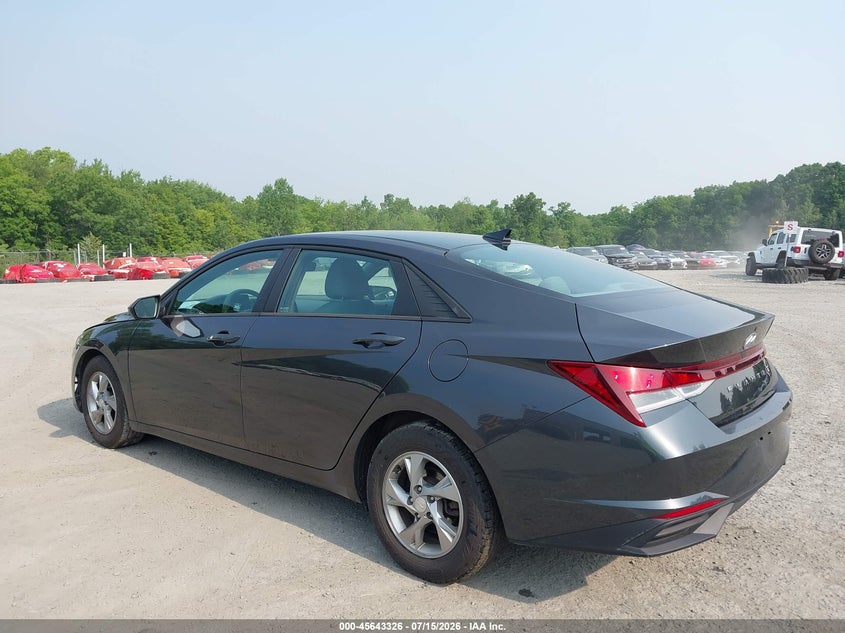 2021 Hyundai Elantra VIN 5NPLL4AGXMH049920 IAAI salvage auction — NORMAL WEAR, Sf97 (New York), sold $1,550 on 2026-07-23 (photo 3)