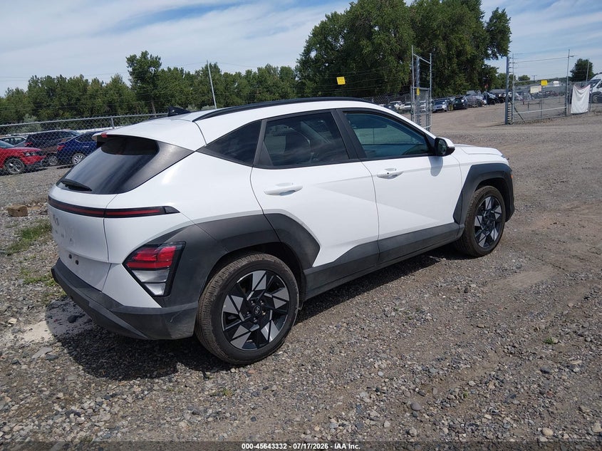 2025 Hyundai Kona VIN KM8HB3AB7SU302584 IAAI salvage auction — HAIL, Enterprise Vehicles Clear Only (Utah), sold $11,575 on 2026-07-23 (photo 4)