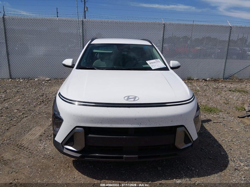 2025 Hyundai Kona VIN KM8HB3AB7SU302584 IAAI salvage auction — HAIL, Enterprise Vehicles Clear Only (Utah), sold $11,575 on 2026-07-23 (photo 6)