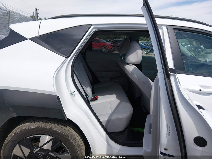 2025 Hyundai Kona VIN KM8HB3AB7SU302584 IAAI salvage auction — HAIL, Enterprise Vehicles Clear Only (Utah), sold $11,575 on 2026-07-23 (photo 8)