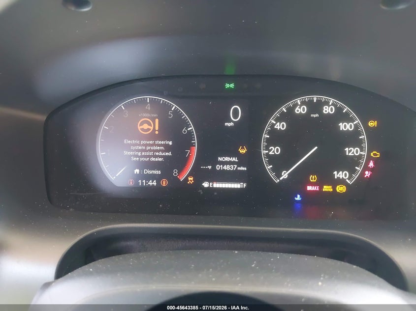 2025 Honda Hr-v VIN 3CZRZ1H35SM719580 IAAI salvage auction — FRONT END, Salvage Title, sold $7,200 on 2026-08-25 (photo 7)