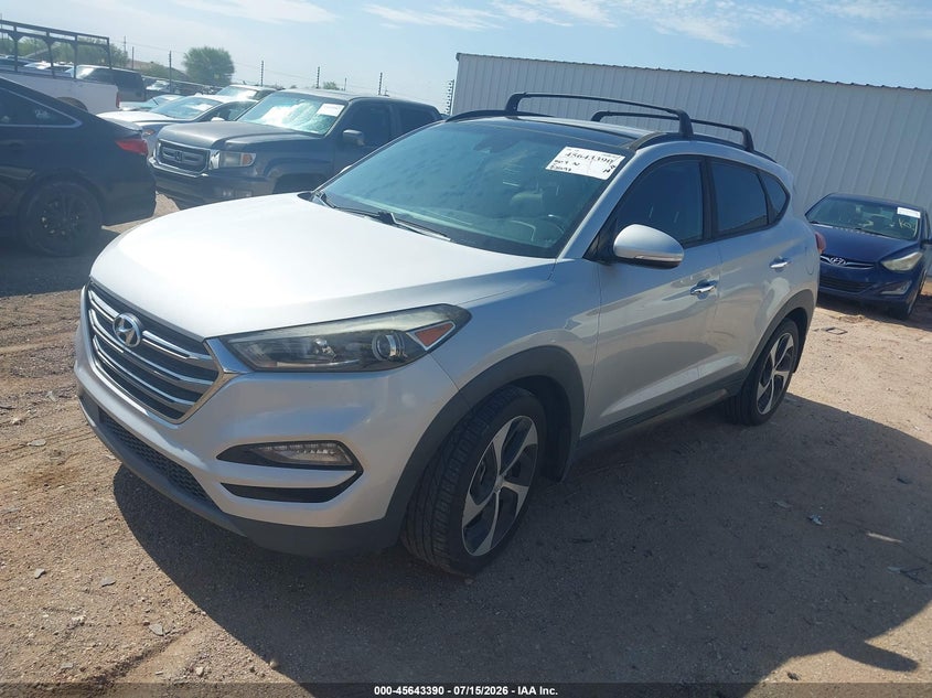 2016 Hyundai Tucson VIN KM8J33A26GU253061 IAAI salvage auction — NORMAL WEAR, Clear-Dealer Only (Arizona), sold $2,750 on 2026-07-30 (photo 2)