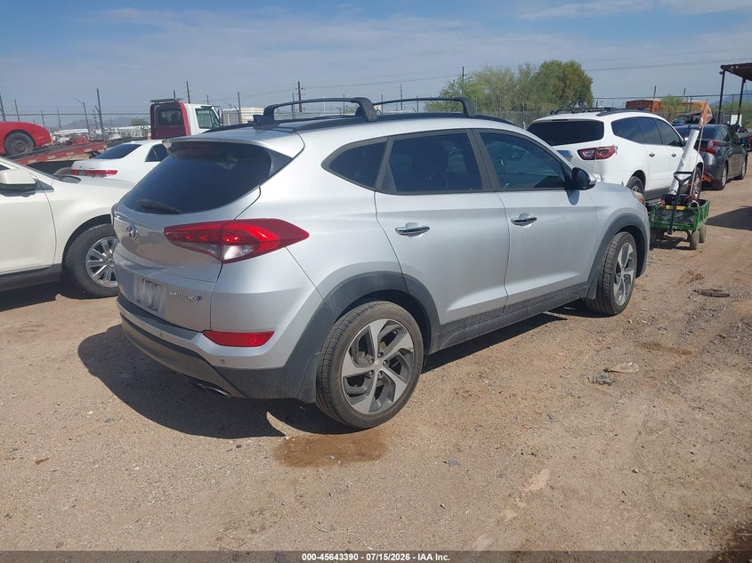 2016 Hyundai Tucson VIN KM8J33A26GU253061 IAAI salvage auction — NORMAL WEAR, Clear-Dealer Only (Arizona), sold $2,750 on 2026-07-30 (photo 4)