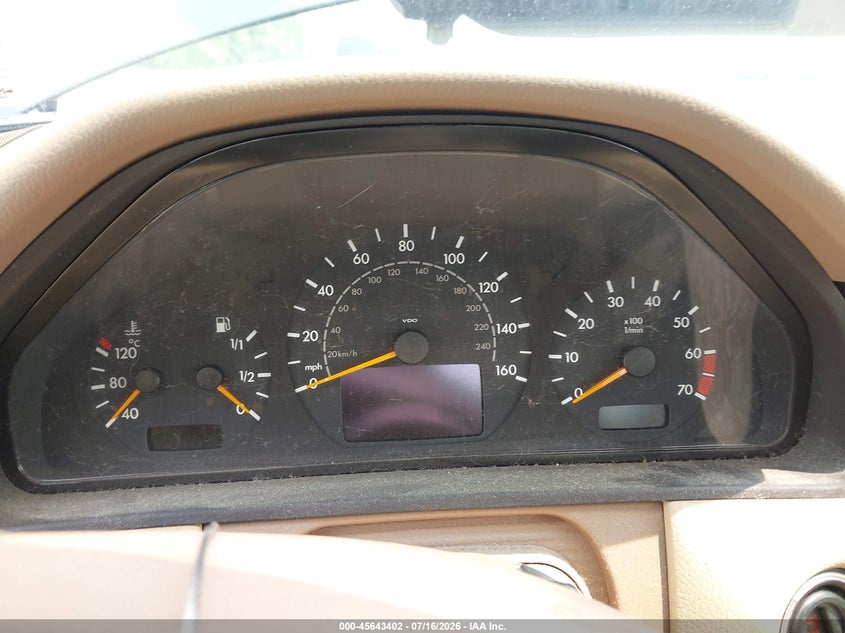 2001 Mercedes-benz E-class VIN WDBJF65J41B314388 IAAI salvage auction — NORMAL WEAR, Clear (Virginia), sold $75 on 2026-07-24 (photo 7)