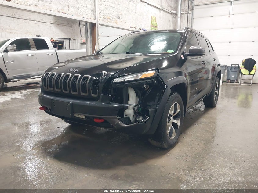 2017 Jeep Cherokee VIN 1C4PJMBS4HW622448 IAAI salvage auction — REAR END, Wait Title, sold $2,100 on 2026-08-21 (photo 2)