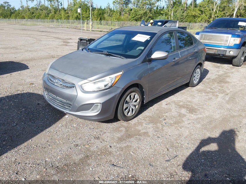 2016 Hyundai Accent VIN KMHCT4AE1GU113864 IAAI salvage auction — NORMAL WEAR, Clear (Georgia), sold $25 on 2026-07-21 (photo 2)
