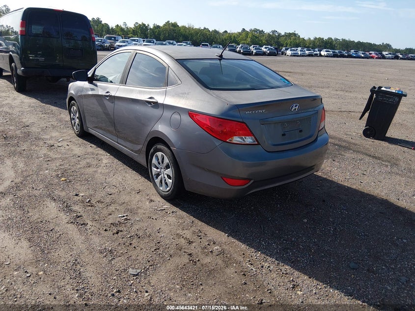 2016 Hyundai Accent VIN KMHCT4AE1GU113864 IAAI salvage auction — NORMAL WEAR, Clear (Georgia), sold $25 on 2026-07-21 (photo 3)