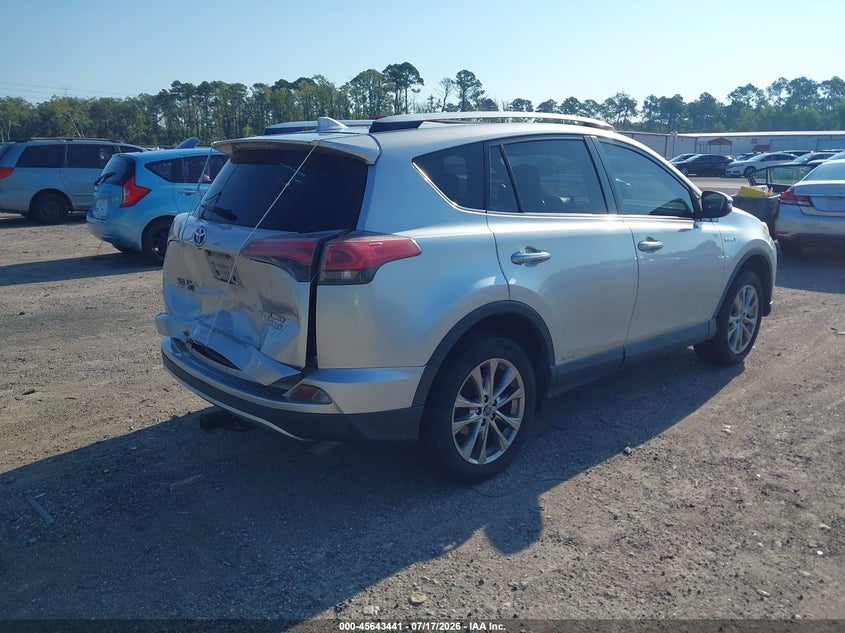2016 Toyota Rav 4 VIN JTMDJREV6GD041985 IAAI salvage auction — REAR END, Rebuildable (Florida), sold $5,400 on 2026-07-28 (photo 4)
