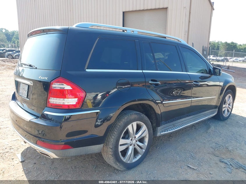 2011 Mercedes-benz Gl-class VIN 4JGBF7BE7BA683140 IAAI salvage auction — LEFT SIDE, Salvage (North Carolina), sold $675 on 2026-08-24 (photo 4)