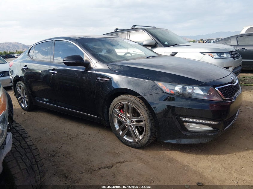 2013 Kia Optima VIN 5XXGR4A66DG232346 IAAI salvage auction — NORMAL WEAR, Clear-Dealer Only (Arizona), sold $25 on 2026-07-21 (photo 1)