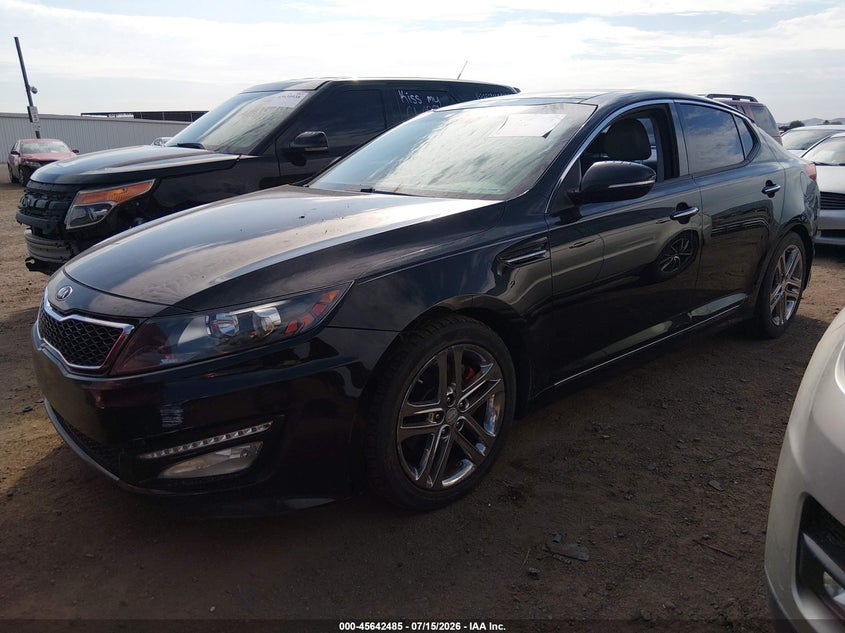 2013 Kia Optima VIN 5XXGR4A66DG232346 IAAI salvage auction — NORMAL WEAR, Clear-Dealer Only (Arizona), sold $25 on 2026-07-21 (photo 2)