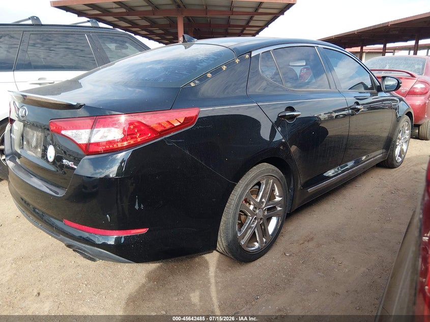 2013 Kia Optima VIN 5XXGR4A66DG232346 IAAI salvage auction — NORMAL WEAR, Clear-Dealer Only (Arizona), sold $25 on 2026-07-21 (photo 4)
