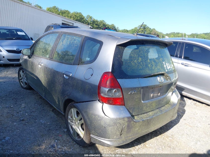 2007 Honda Fit VIN JHMGD38667S034163 IAAI salvage auction — NORMAL WEAR, Clear (Georgia), sold $175 on 2026-07-28 (photo 3)