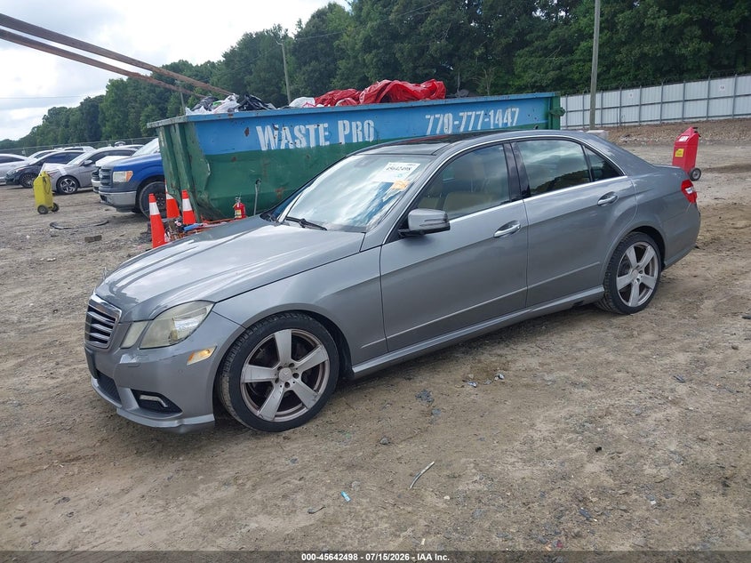 2010 Mercedes-benz E-class VIN WDDHF5GB7AA021516 IAAI salvage auction — RIGHT SIDE, Salvage (Georgia), sold $825 on 2026-08-20 (photo 2)
