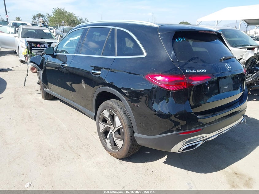 2024 Mercedes-benz Glc VIN W1NKM4HB7RF158526 IAAI salvage auction — FRONT END, Wait Title, sold $14,600 on 2026-09-16 (photo 3)