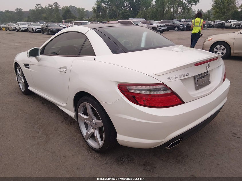 2014 Mercedes-benz Slk-klasse VIN WDDPK4HA1EF089634 IAAI salvage auction — HAIL, Salvage (Ohio), sold $7,200 on 2026-07-31 (photo 3)