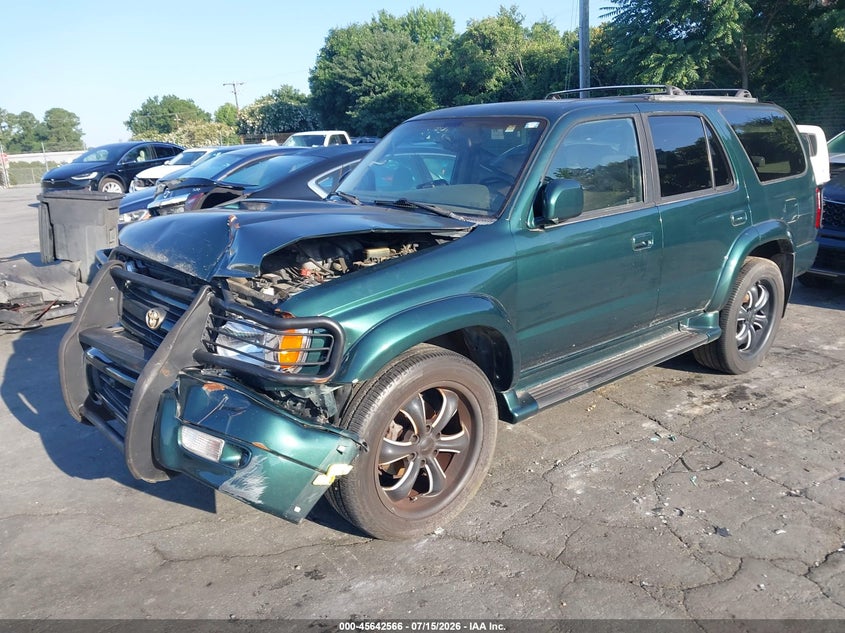 2000 Toyota 4runner VIN JT3GN86R9Y0161791 IAAI salvage auction — NORMAL WEAR, Clear (Georgia), sold $825 on 2026-07-23 (photo 2)