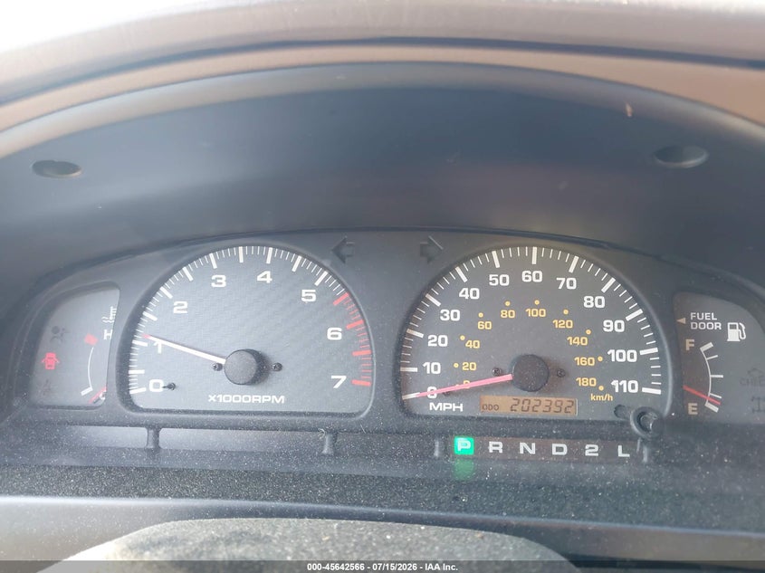 2000 Toyota 4runner VIN JT3GN86R9Y0161791 IAAI salvage auction — NORMAL WEAR, Clear (Georgia), sold $825 on 2026-07-23 (photo 7)
