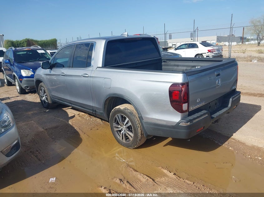 2017 Honda Ridgeline VIN 5FPYK3F45HB033928 IAAI salvage auction — NORMAL WEAR, Clear-Dealer Only (Arizona), sold $9,450 on 2026-07-23 (photo 3)