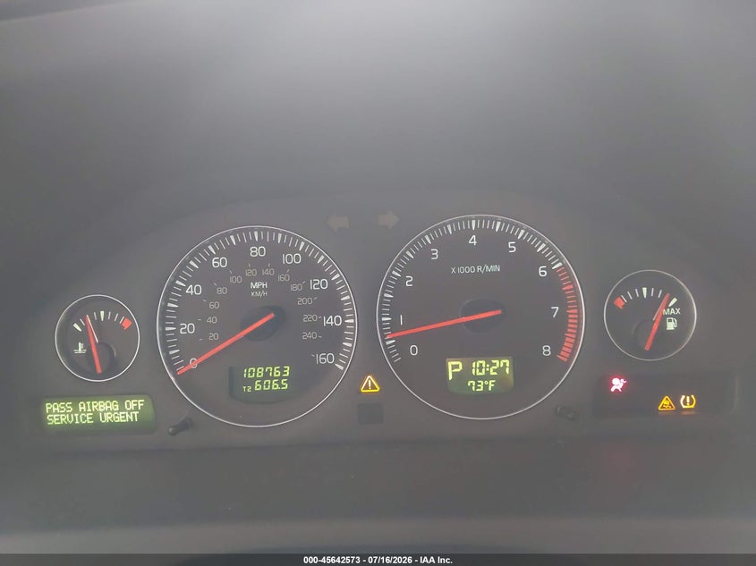 2007 Volvo S60 VIN YV1RS592672643268 IAAI salvage auction — NORMAL WEAR, Clear (New York), sold $425 on 2026-07-23 (photo 7)