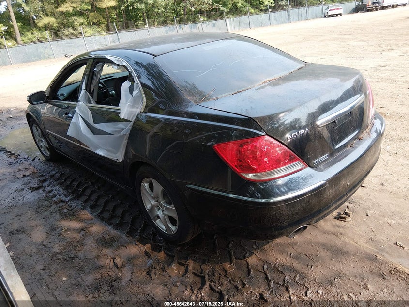 2007 Acura Rl VIN JH4KB16677C001836 IAAI salvage auction — SIDE, Clear (Virginia), sold $25 on 2026-07-23 (photo 3)