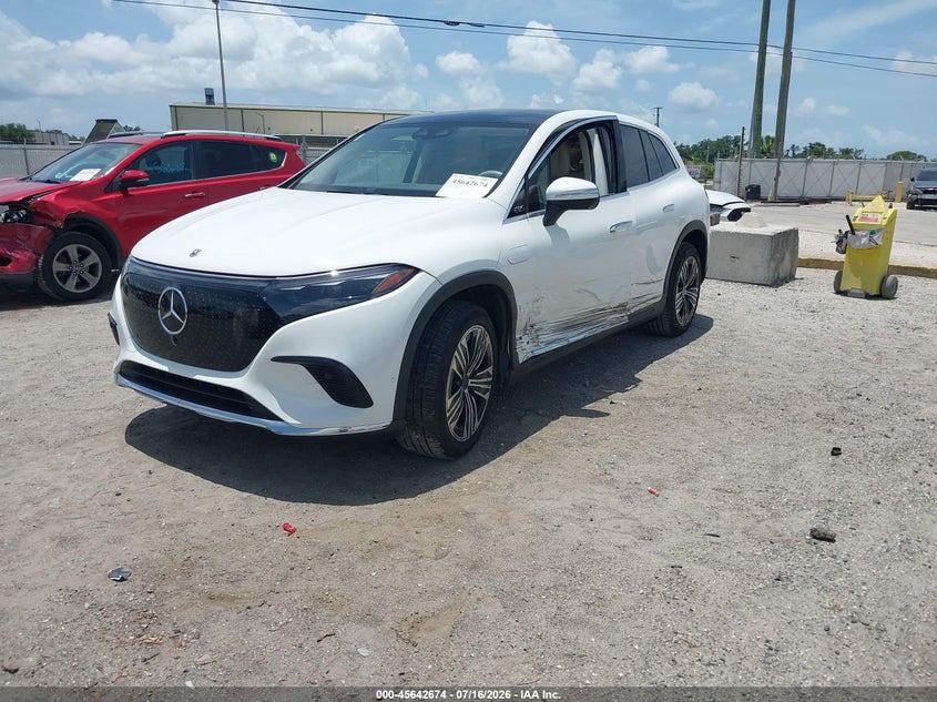 2023 Mercedes-Benz EQS VIN 4JGDM2DBXPA000892 IAAI salvage auction — Side, Rebuildable (Florida), sold $22,900 on 2026-08-23 (photo 2)