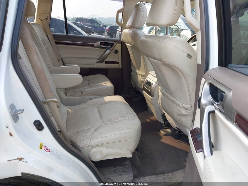 2017 Lexus Gx VIN JTJJM7FX8H5166686 IAAI salvage auction — WATER/FLOOD, Salvage Title, sold $9,400 on 2026-08-26 (photo 8)