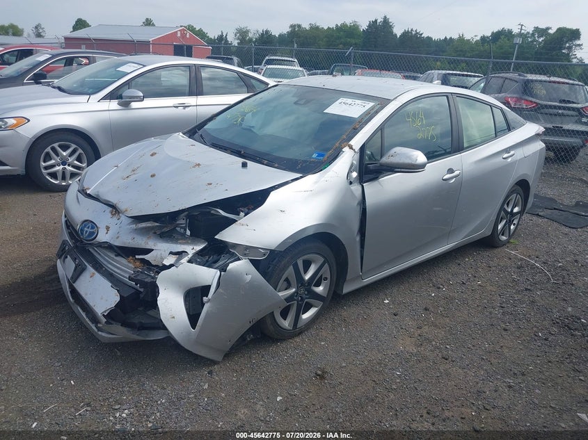 2016 Toyota Prius VIN JTDKARFU5G3011069 IAAI salvage auction — FRONT END, Wait Title, sold $2,900 on 2026-08-25 (photo 2)