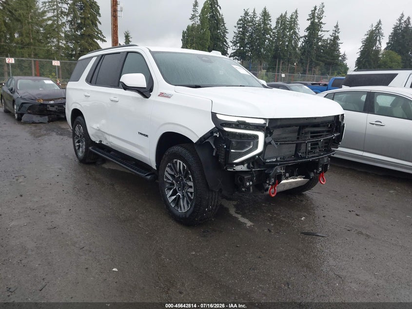 2026 Chevrolet Tahoe VIN 1GNS6PKD1TR291342 IAAI salvage auction — FRONT END, Clear (Washington), sold $41,250 on 2026-07-29 (photo 1)