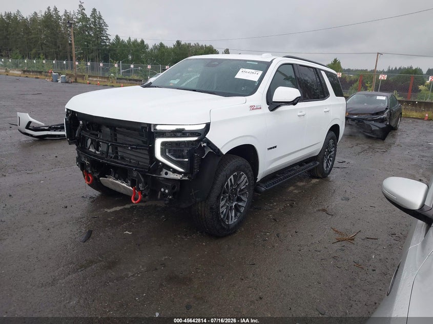 2026 Chevrolet Tahoe VIN 1GNS6PKD1TR291342 IAAI salvage auction — FRONT END, Clear (Washington), sold $41,250 on 2026-07-29 (photo 2)