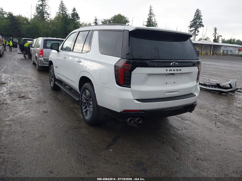 2026 Chevrolet Tahoe VIN 1GNS6PKD1TR291342 IAAI salvage auction — FRONT END, Clear (Washington), sold $41,250 on 2026-07-29 (photo 3)