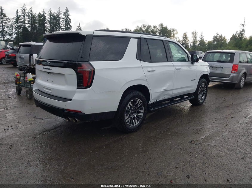 2026 Chevrolet Tahoe VIN 1GNS6PKD1TR291342 IAAI salvage auction — FRONT END, Clear (Washington), sold $41,250 on 2026-07-29 (photo 4)