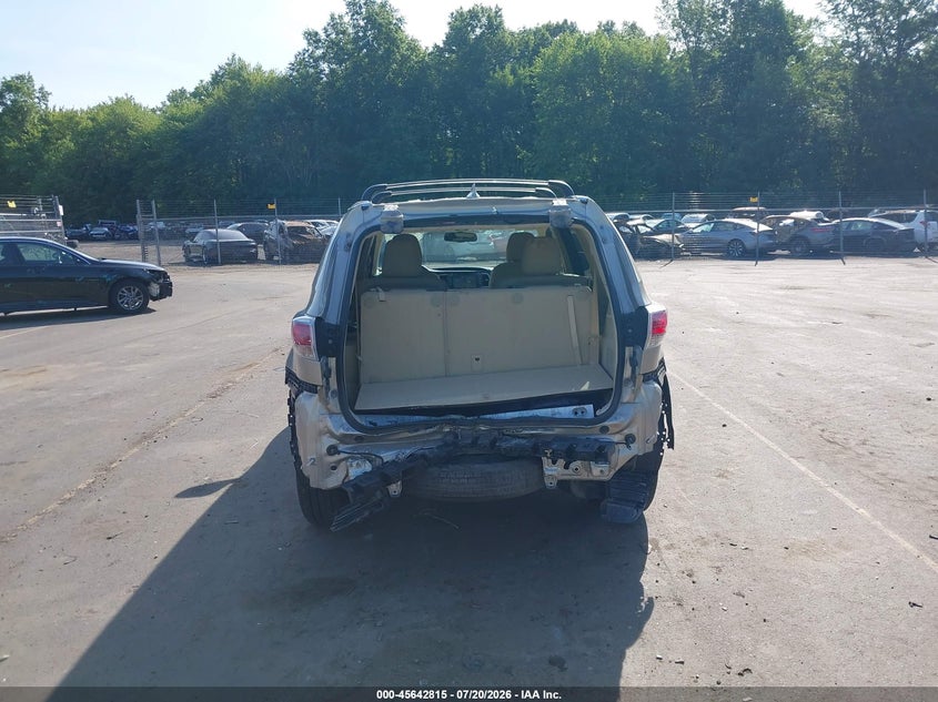 2016 Toyota Highlander VIN 5TDJKRFH4GS294364 IAAI salvage auction — REAR END, Salvage (Connecticut), sold $5,400 on 2026-07-30 (photo 6)