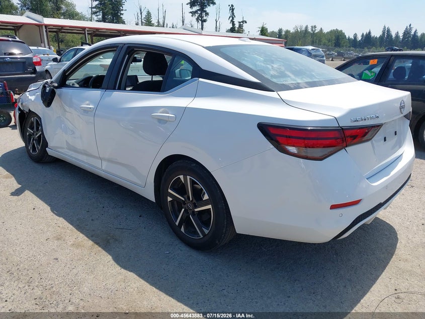 2025 Nissan Sentra VIN 3N1AB8CV4SY298858 IAAI salvage auction — LEFT FRONT, Enterprise Vehicles Clear Only (Washington), sold $7,500 on 2026-07-22 (photo 3)
